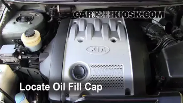 2003 Kia Sedona EX 3.5L V6 Aceite Agregar aceite